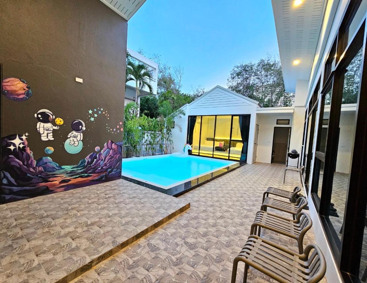 Madaguscar Private Pool Villa-Pattaya หาดจอมเทียน ภายนอก รูปภาพ