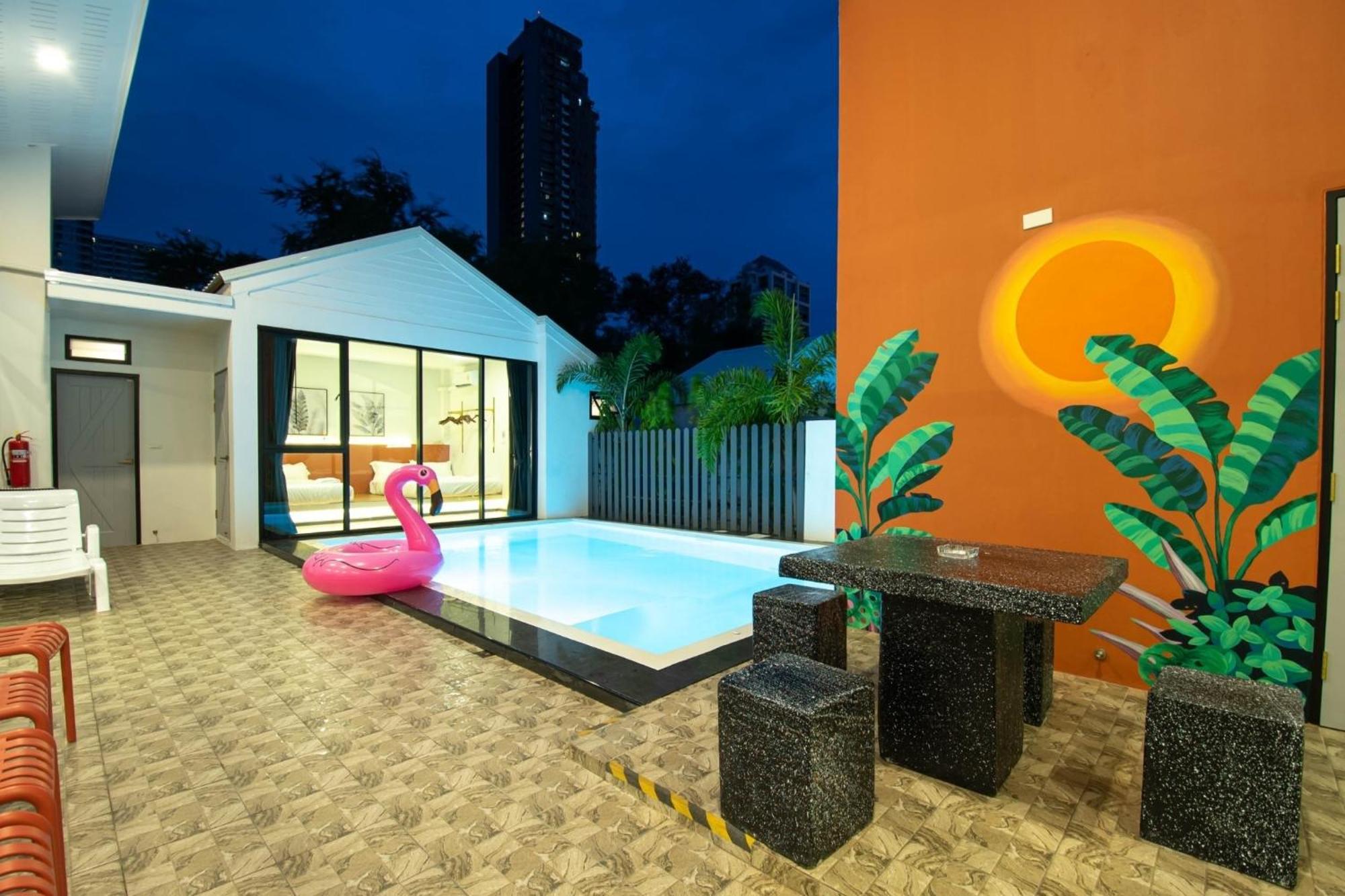 Madaguscar Private Pool Villa-Pattaya หาดจอมเทียน ภายนอก รูปภาพ